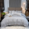 Folha de cama Conjunto 100% algodão100 com bordado